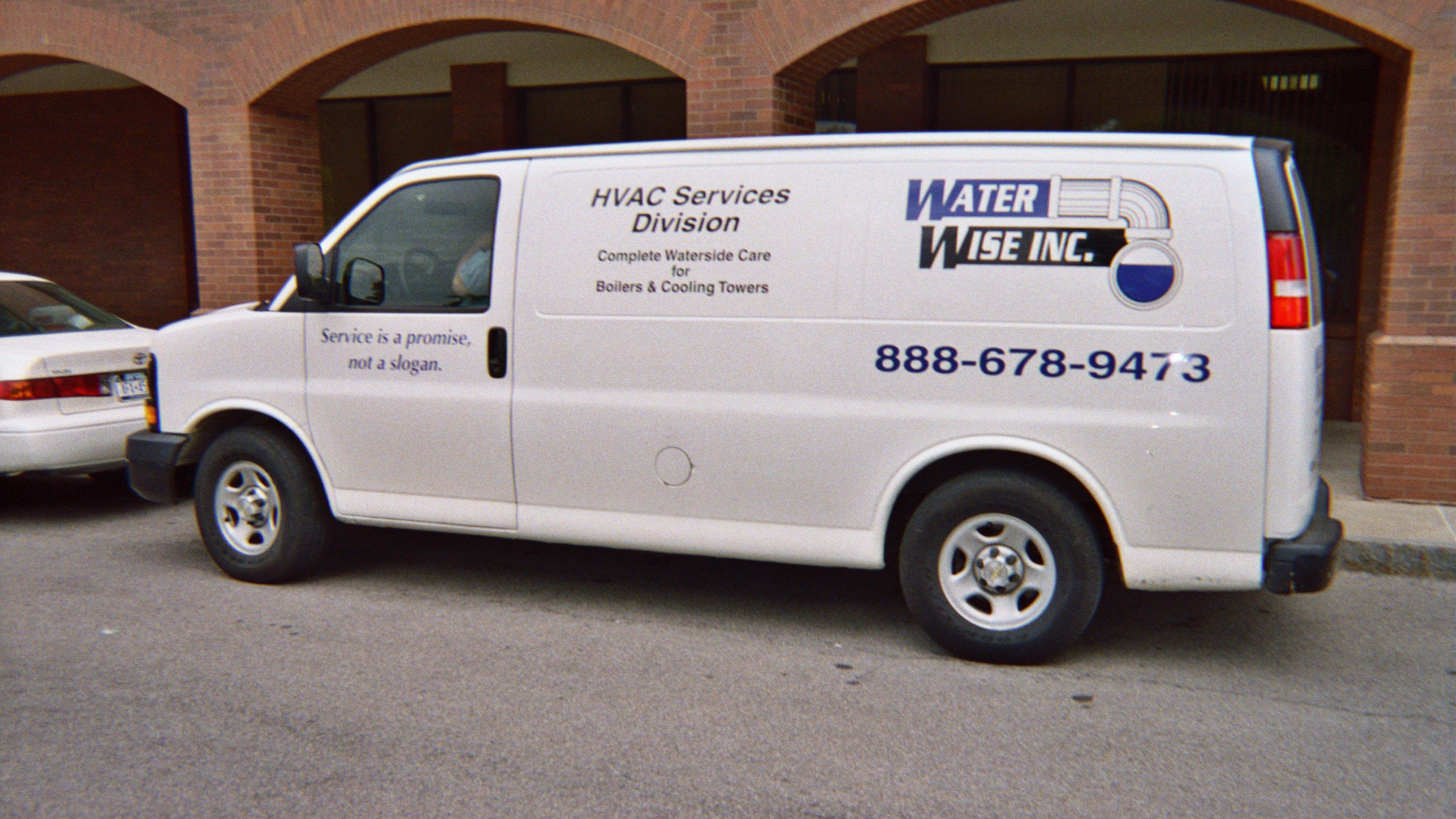 A White Water Wise Service Van