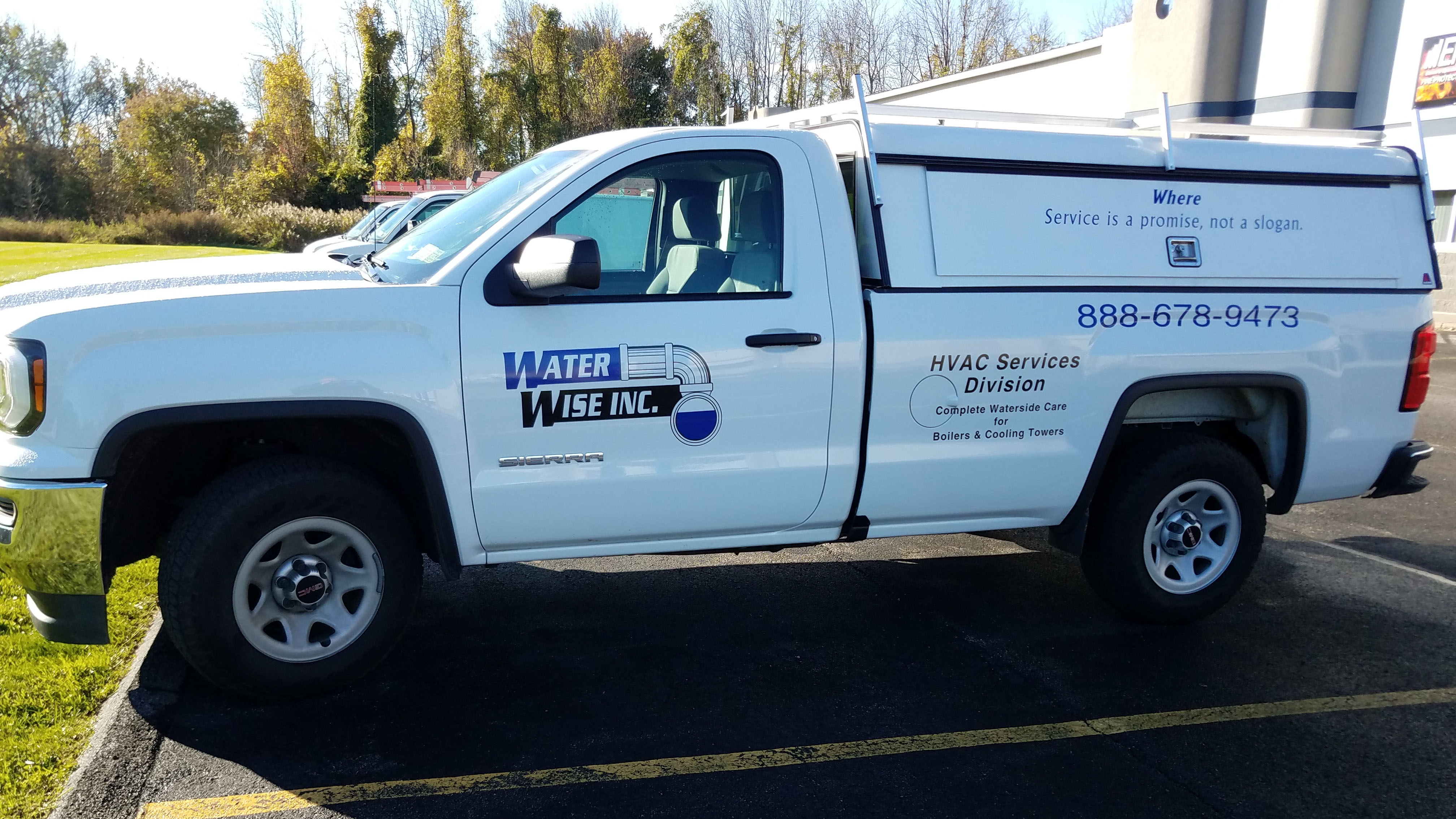A White Water Wise service truck